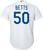 Nike Youth Replica Los Angeles Dodgers Mookie Betts #50 Cool Base White Jersey product image