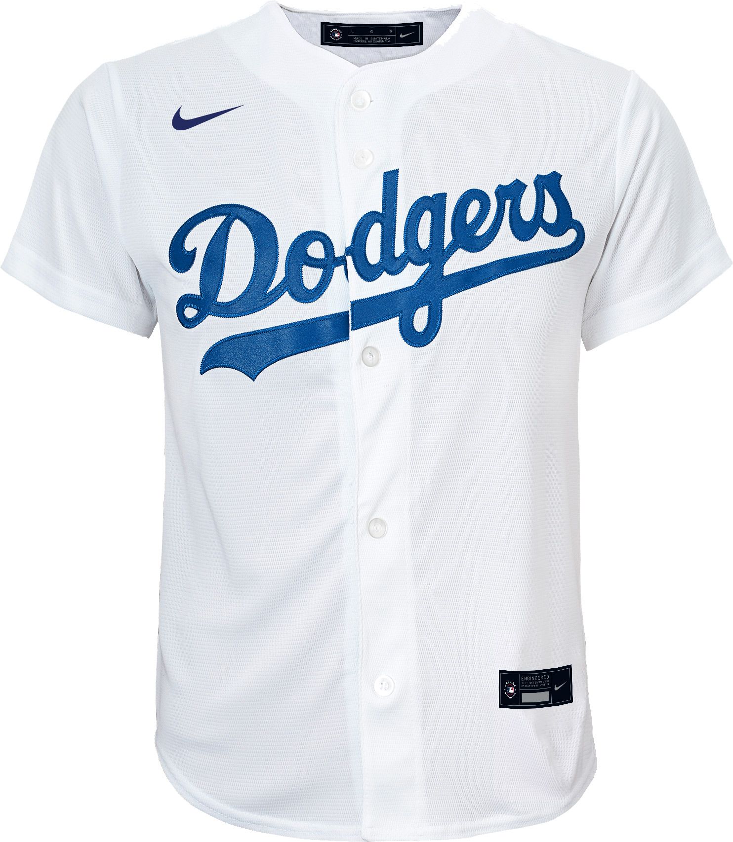 Nike Youth Replica Los Angeles Dodgers Will Smith #16 Cool Base White Jersey product image