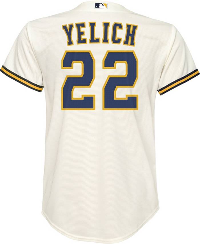 Nike Youth Replica Milwaukee Brewers Christian Yelich #22 Cool