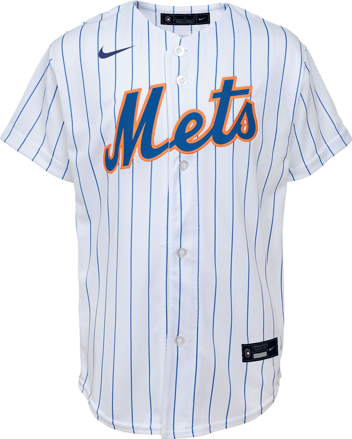 Nike Youth New York Mets Francisco Lindor #12 White Replica Jersey product image