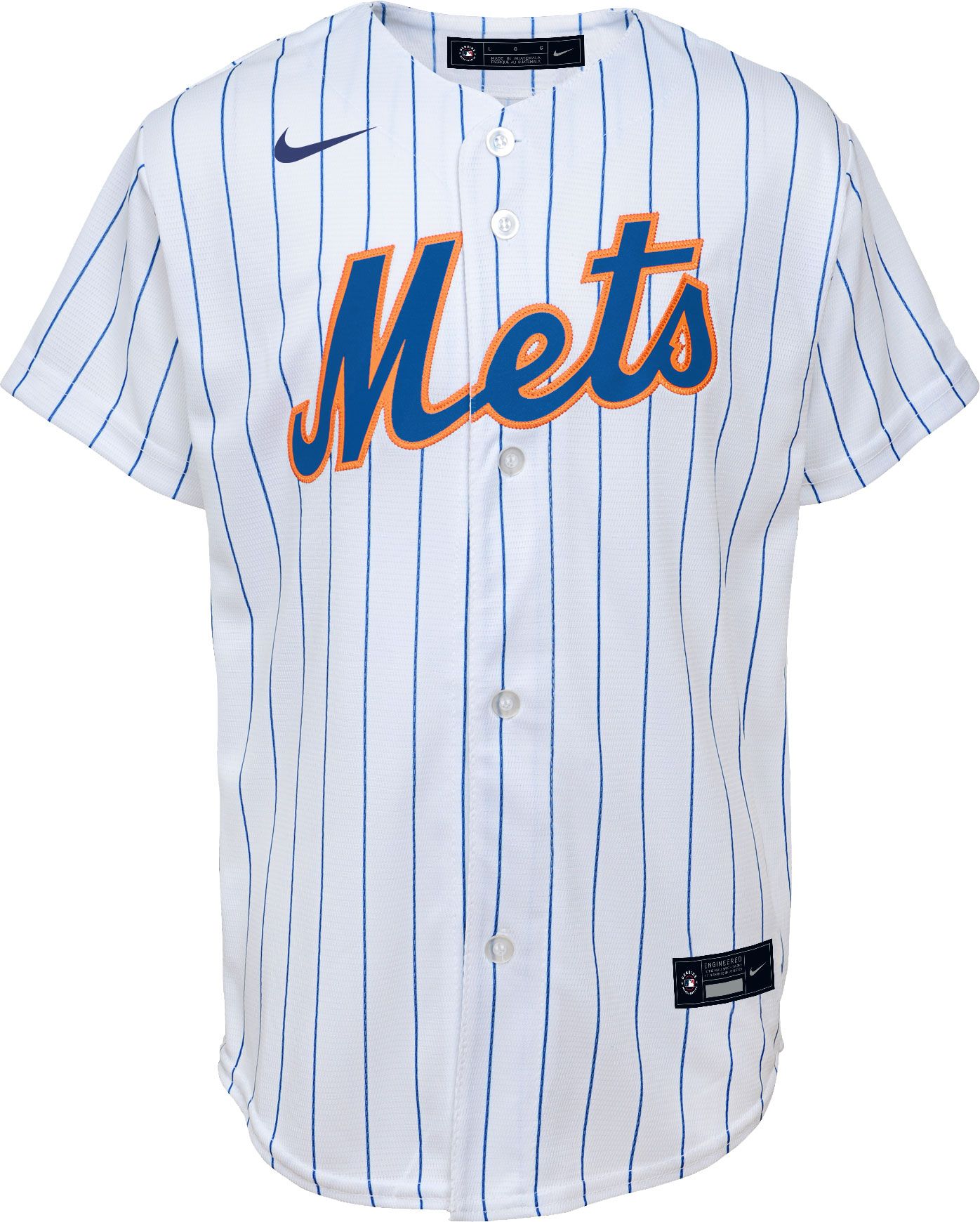 Nike Youth New York Mets Francisco Lindor #12 White Replica Jersey