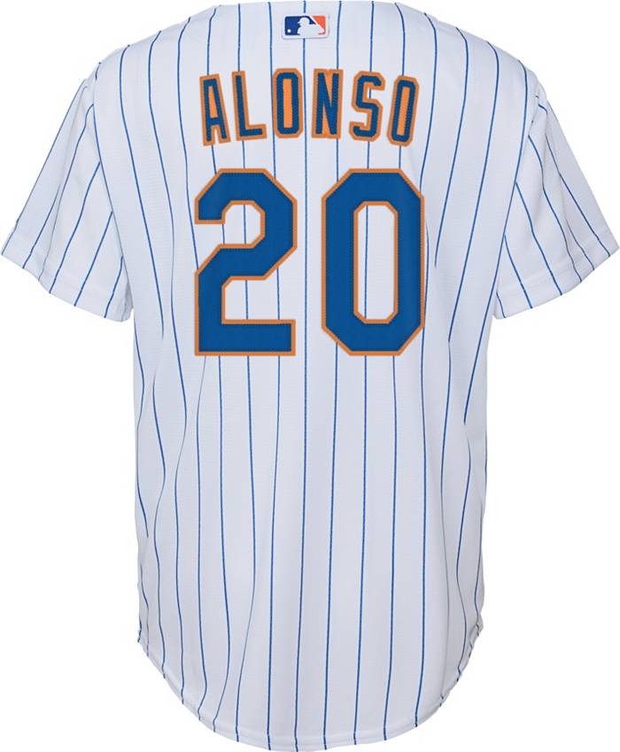Authentic Men's Pete Alonso White Jersey - #20 Baseball New York Mets  Polar Bear Cool Base 2019 Players Weekend