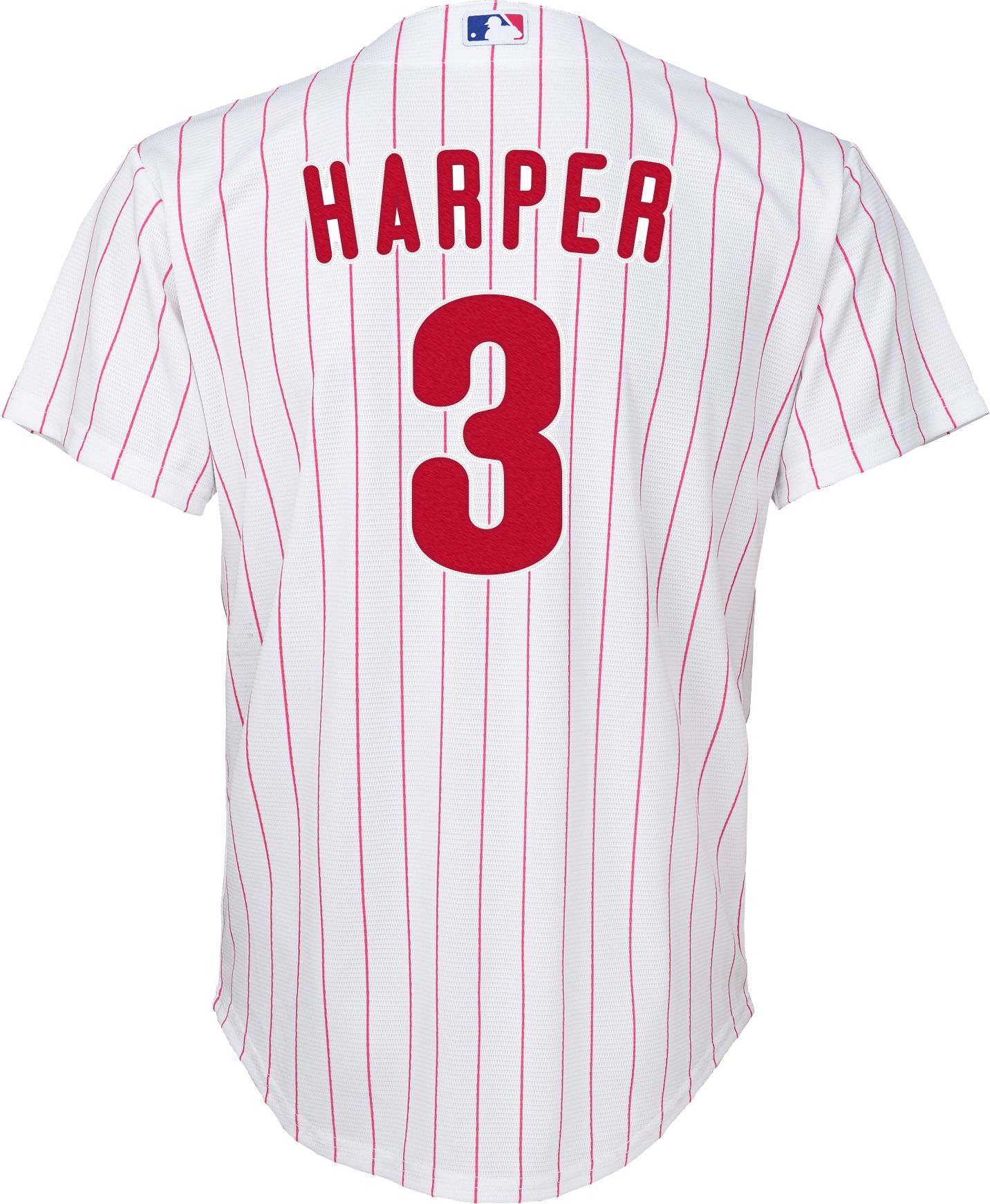 Nike Youth Replica Philadelphia Phillies Bryce Harper #3 Cool Base White Jersey product image