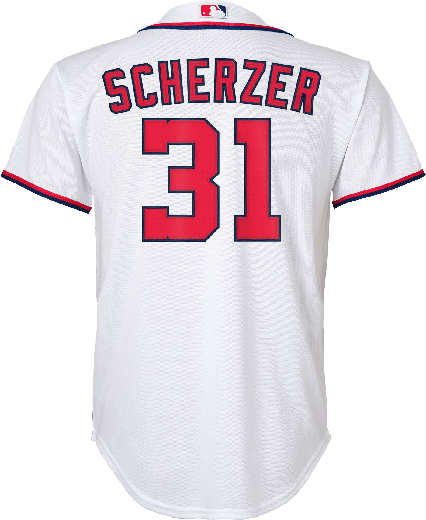 Nike Youth Replica Washington Nationals Max Scherzer #31 Cool Base White Jersey product image