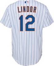Nike Youth New York Mets Francisco Lindor #12 Black T-Shirt