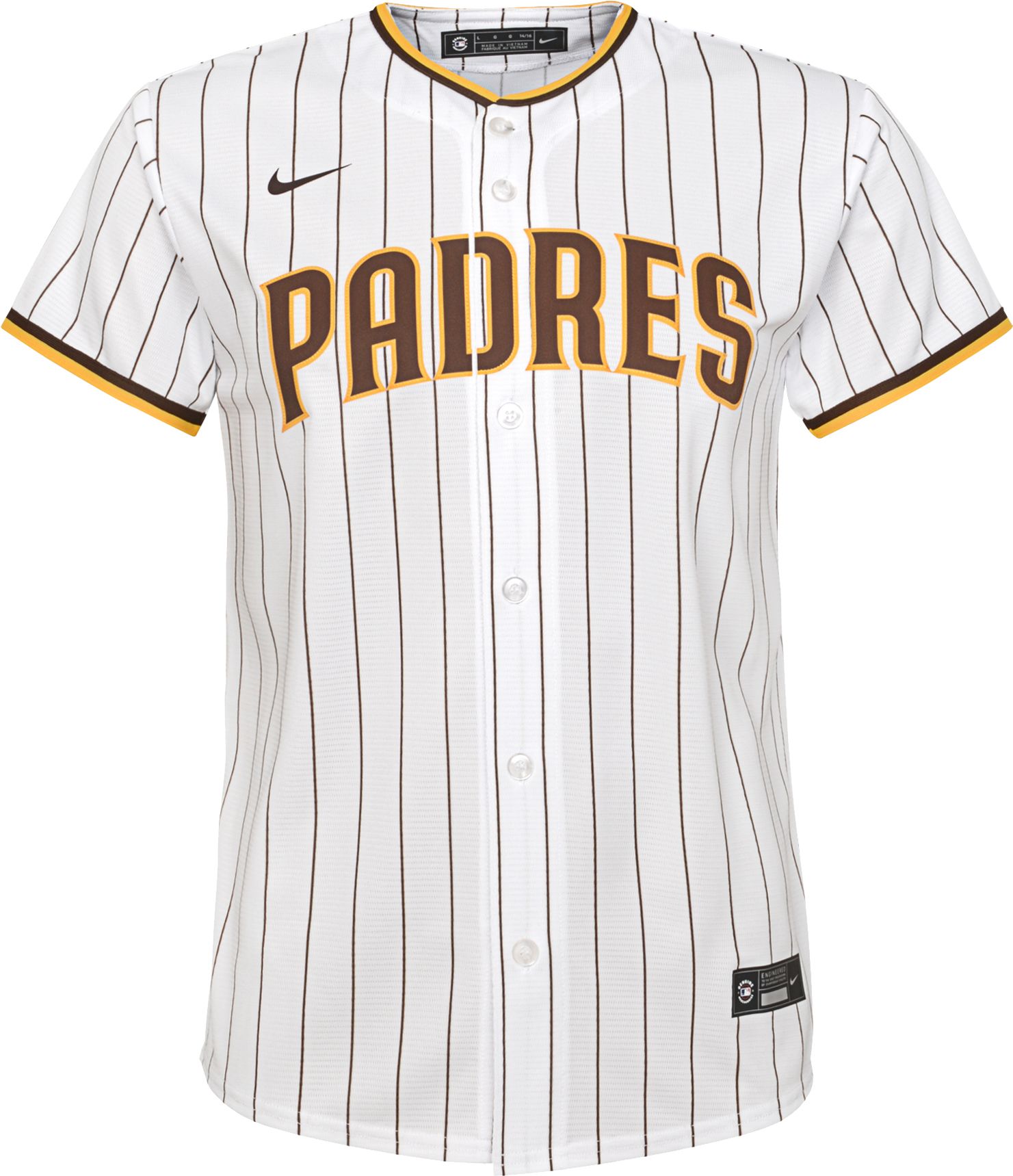 Nike Youth San Diego Padres Fernando Tatís Jr. #23 White Cool Base Jersey product image