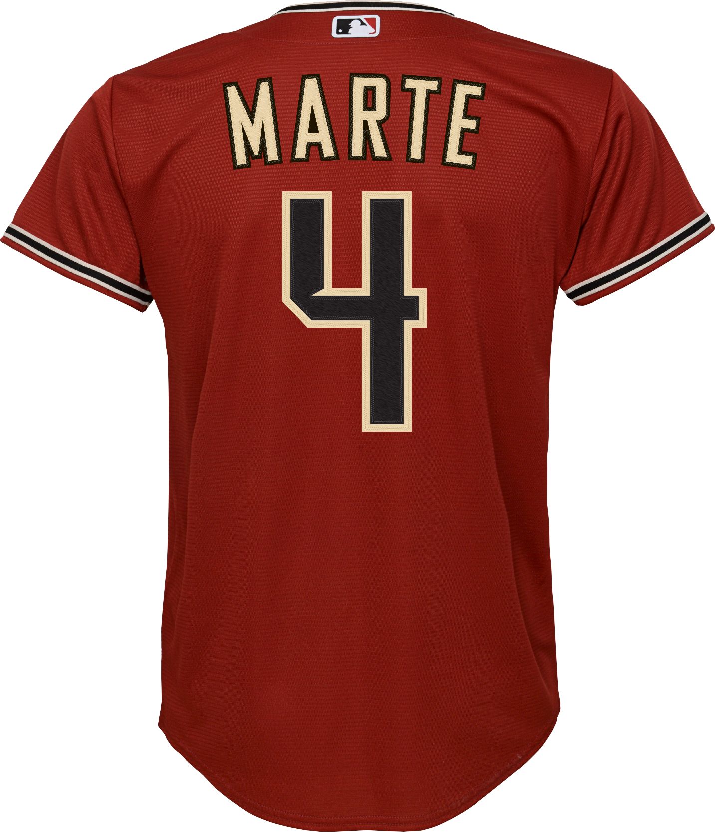 Nike Youth Replica Arizona Diamondbacks Ketel Marte #4 Cool Base Red Jersey product image