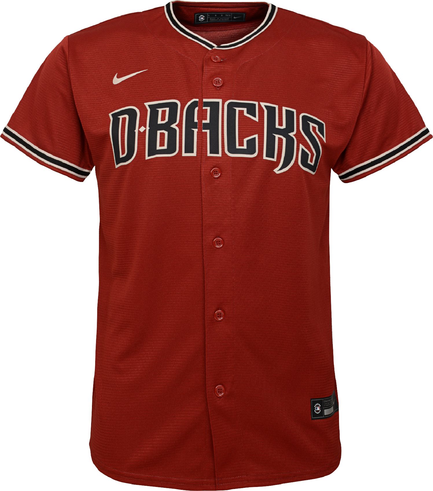 Nike Youth Replica Arizona Diamondbacks Ketel Marte #4 Cool Base Red Jersey product image