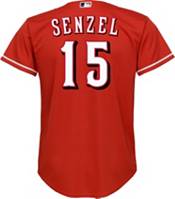 Nike Youth Replica Cincinnati Reds Nick Senzel #15 Cool Base Red Jersey product image