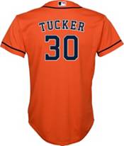 Outerstuff Youth Houston Astros Kyle Tucker #30 Orange Cool Base Alternate Jersey product image