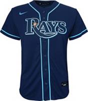 Nike Youth Tampa Bay Rays Brandon Lowe #8 Navy Cool Base Jersey product image