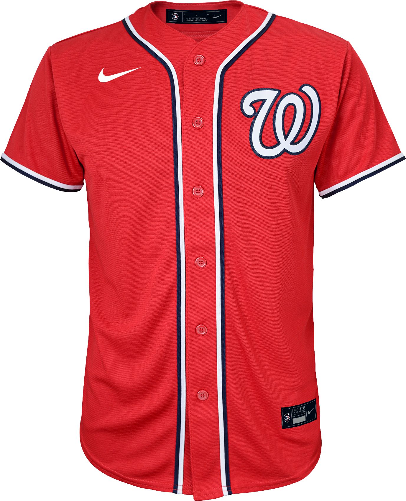 Nike Youth Replica Washington Nationals Juan Soto #22 Cool Base Red Jersey product image