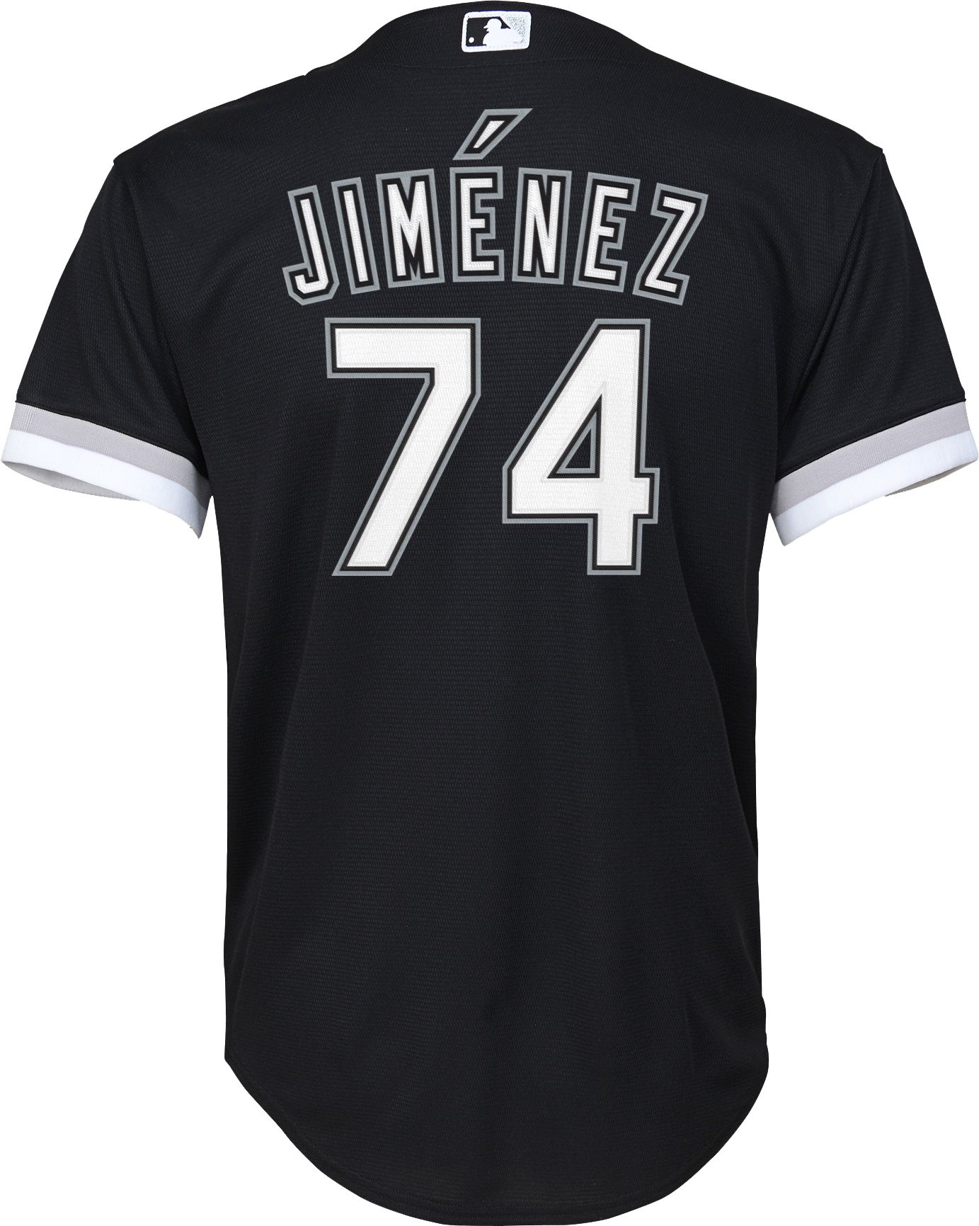 Nike Youth Replica Chicago White Sox Eloy Jimenez #74 Cool Base Black Jersey product image