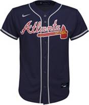 Nike Youth Replica Atlanta Braves Ronald Acuna Jr. #13 Cool Base Navy Jersey product image