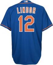 Nike Youth New York Mets Francisco Lindor #12 White Replica Jersey