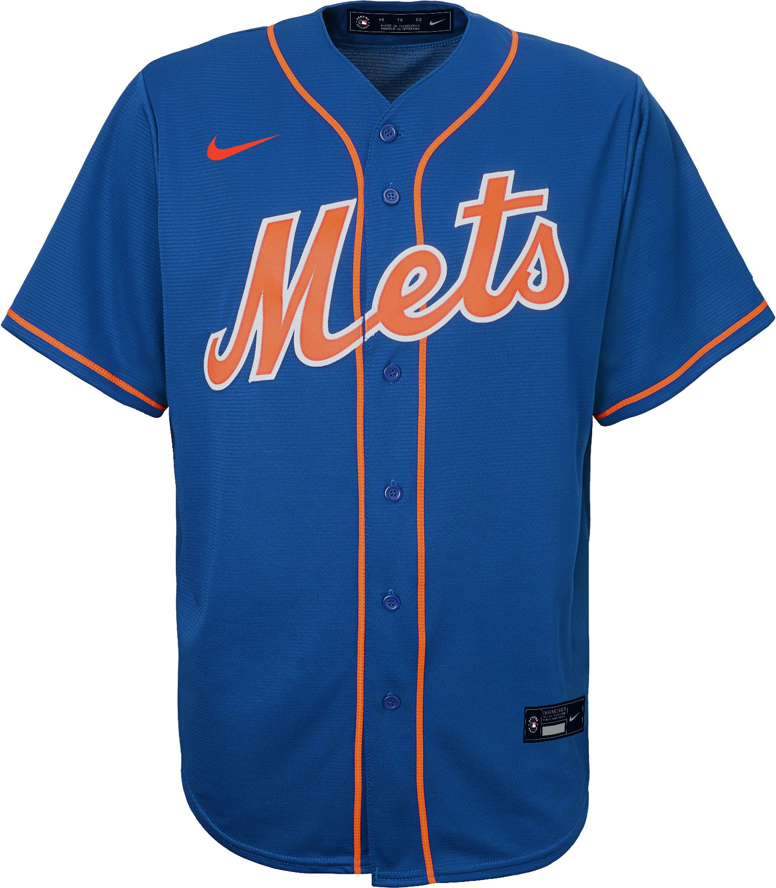 Youth New York Mets White Replica 2020 Home Custom Jersey