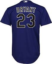 Nike Youth Colorado Rockies Kris Bryant #23 Black Cool Base Alternate Jersey