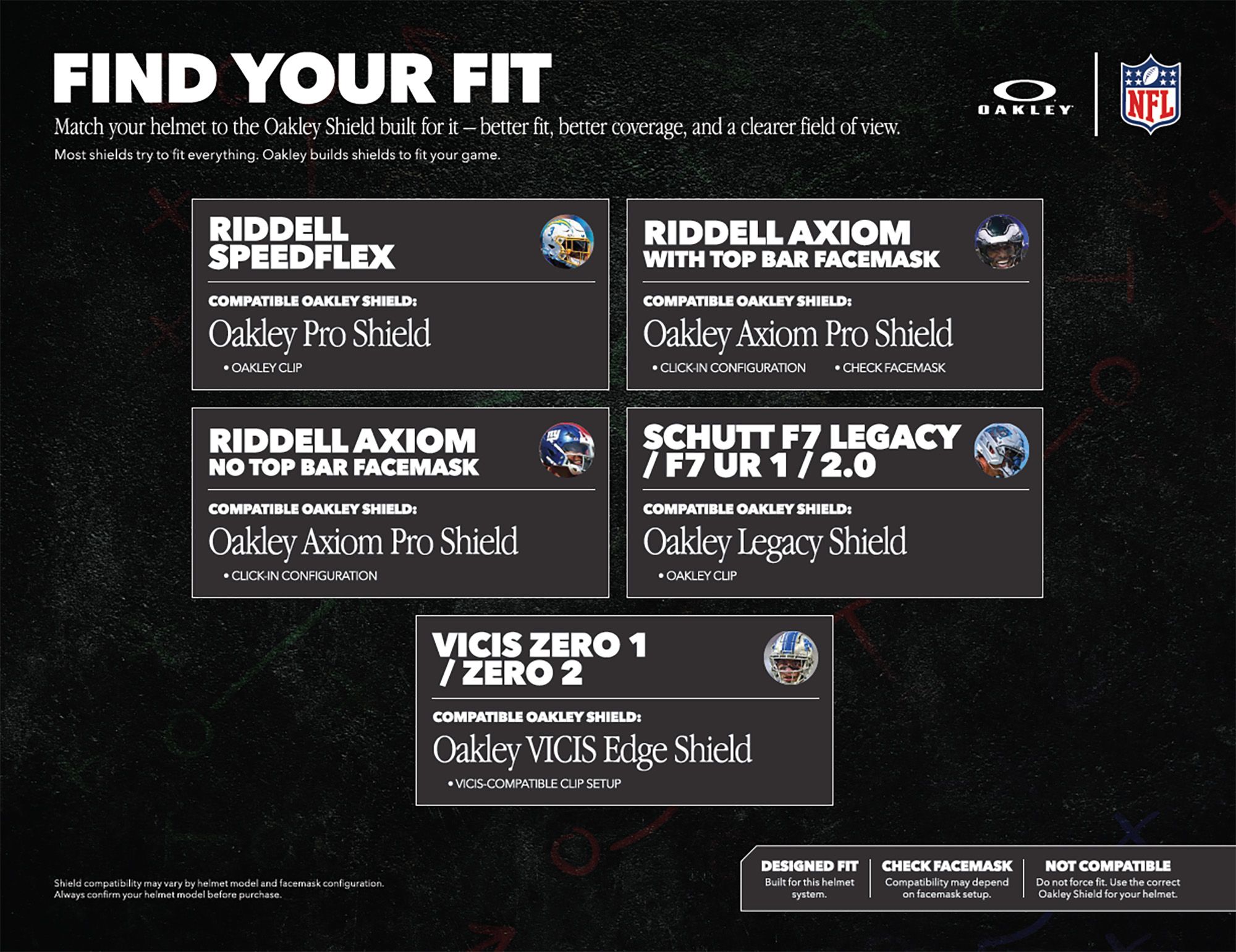 Oakley Pro Football Shield product image