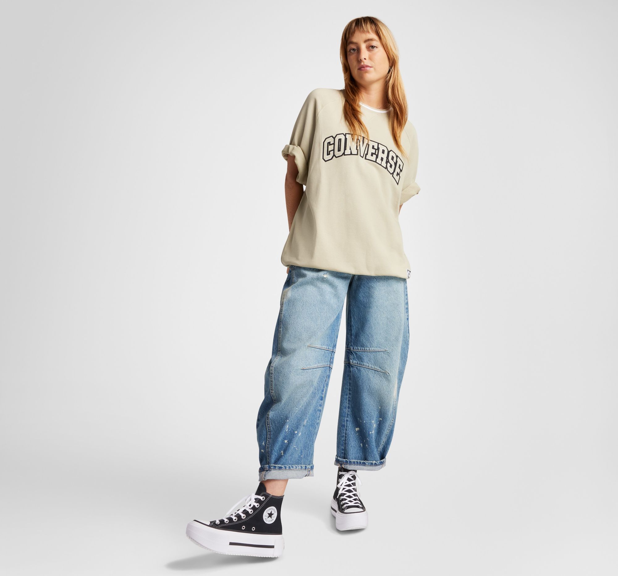 Converse Women's Double Stack High Top Shoes product image