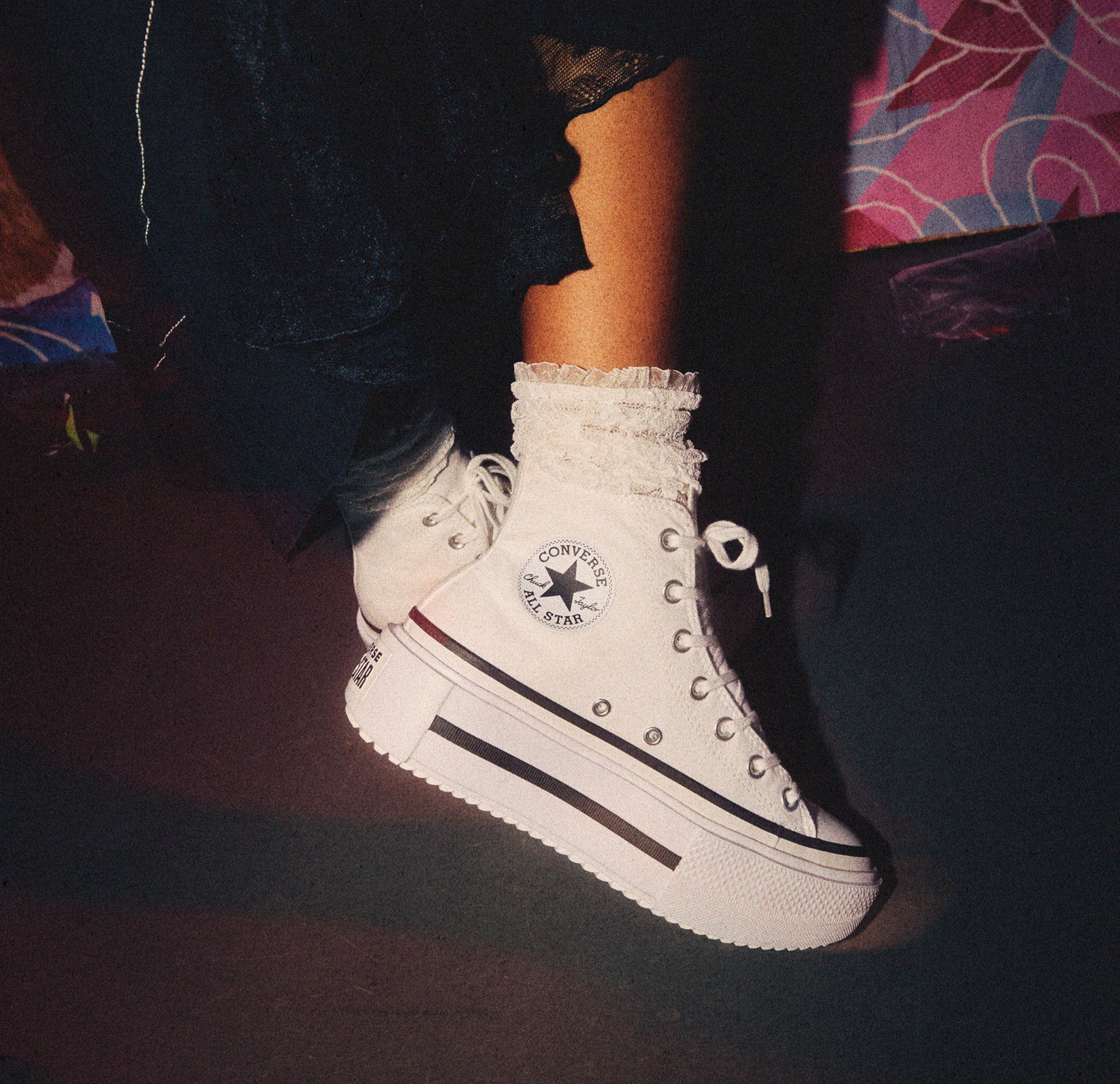 Converse Women's Double Stack High Top Shoes product image