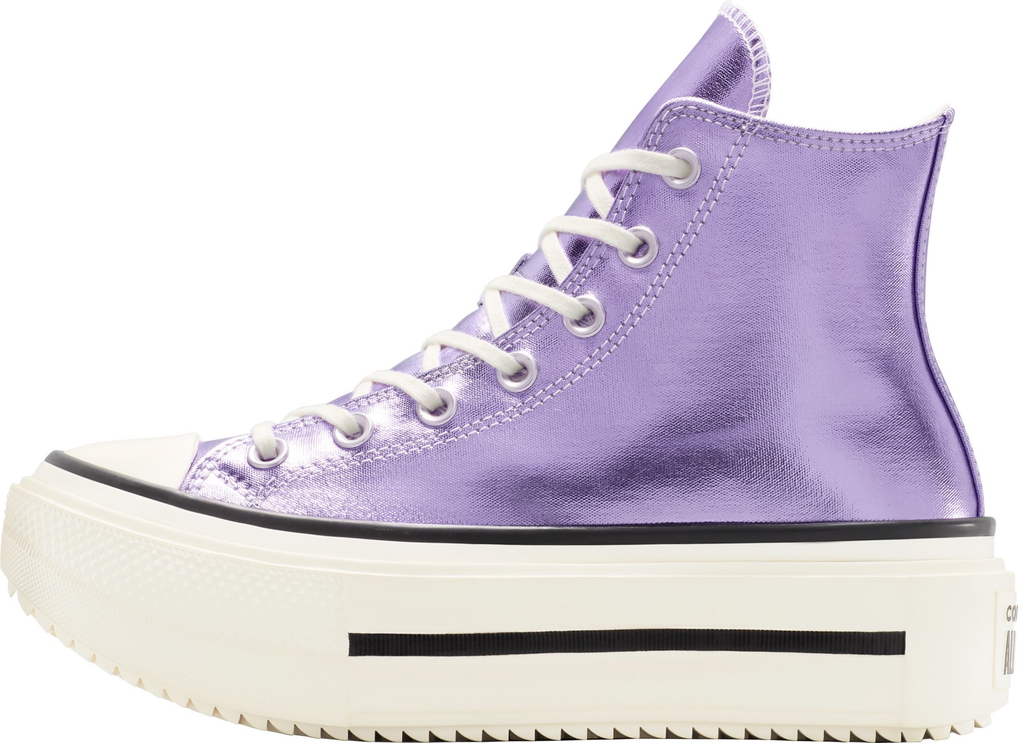 Converse Women's Chuck Taylor All-Star Double Stack High Top Metallic Shoes product image