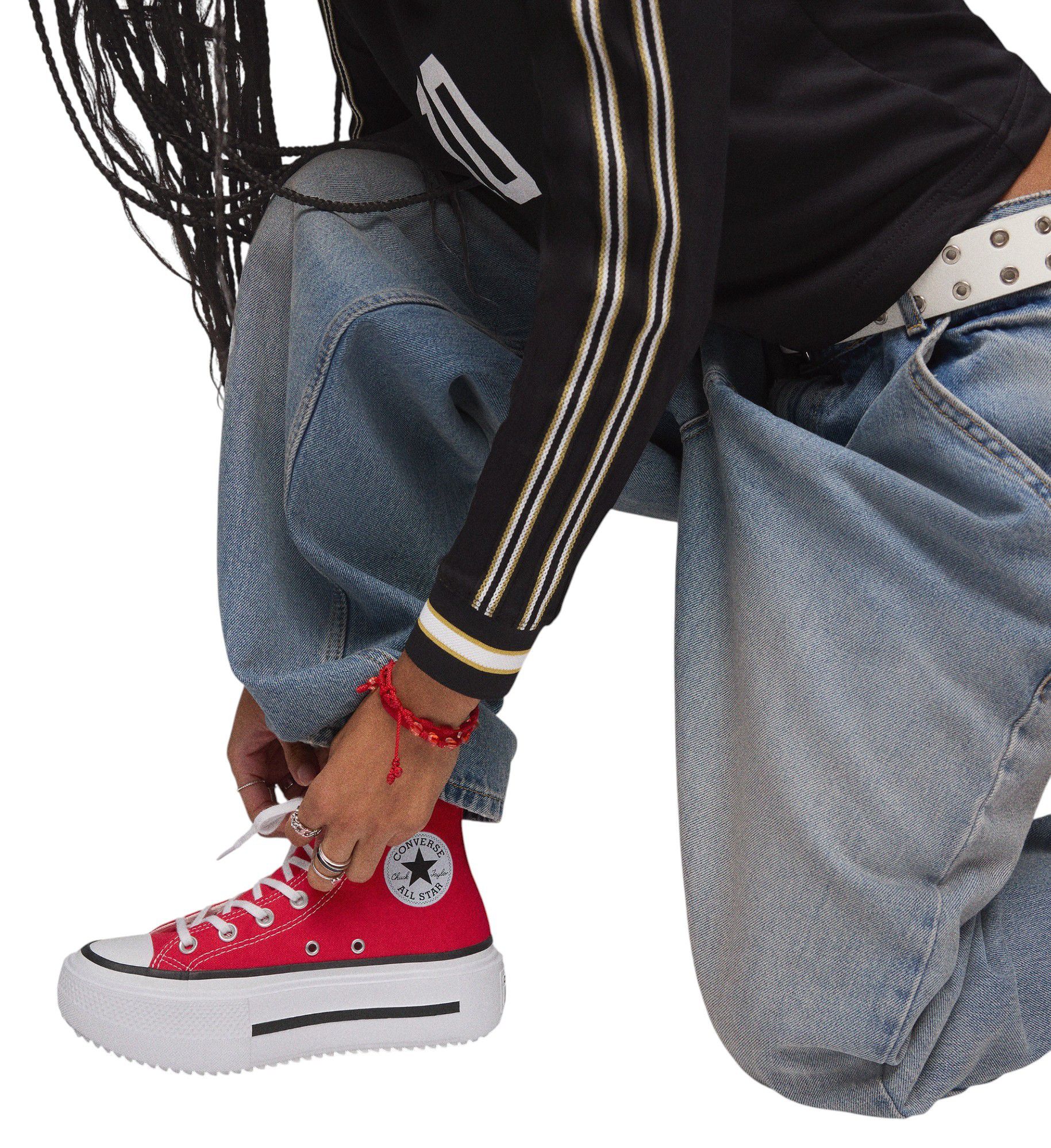 Converse Women's Double Stack High Top Shoes product image