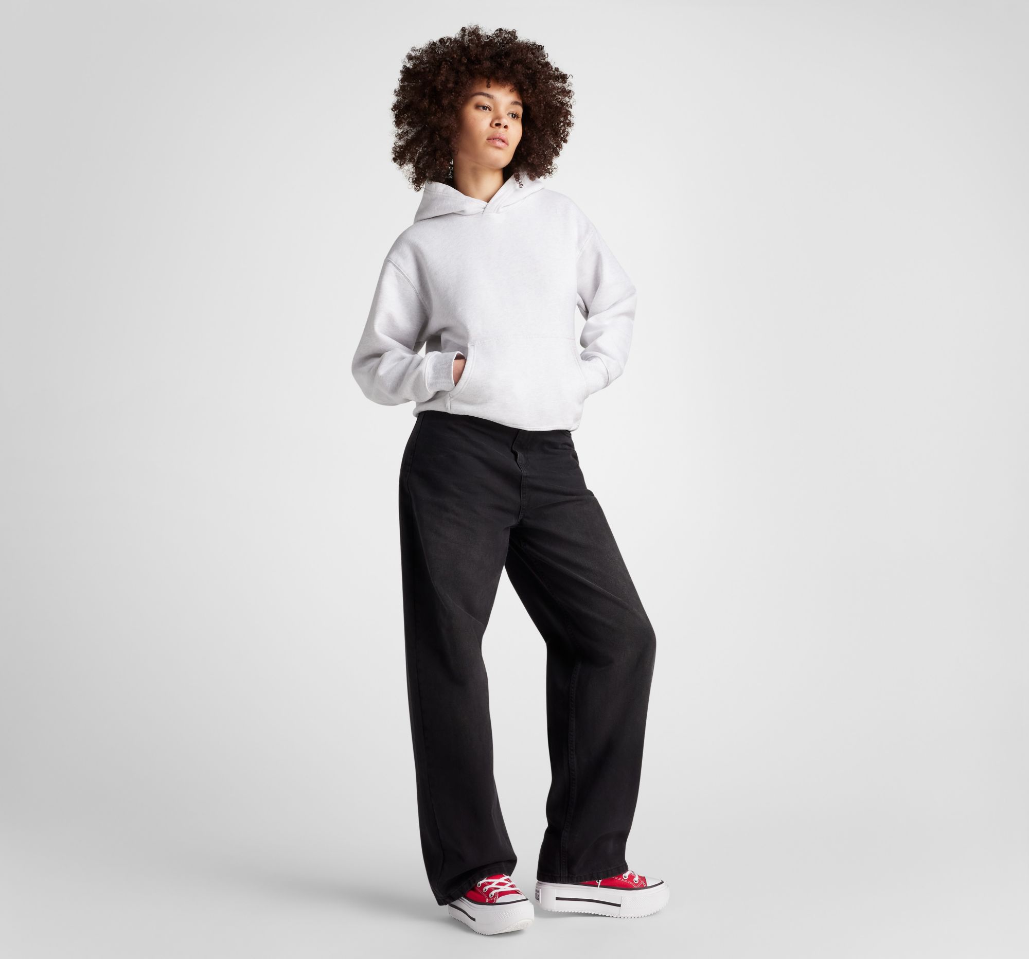 Converse Women's Double Stack High Top Shoes product image