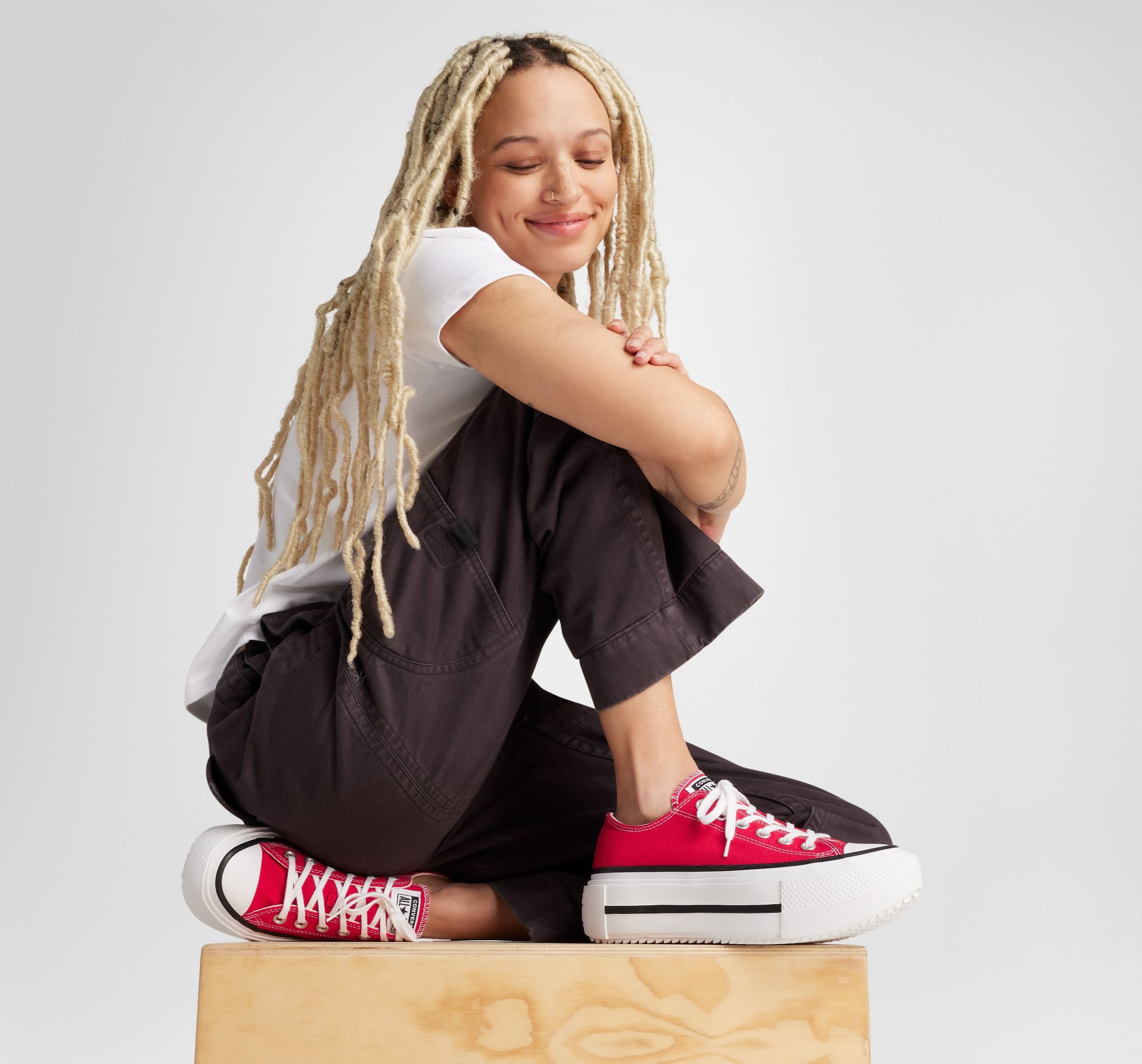 Converse Women's Double Stack Low Top Shoes product image