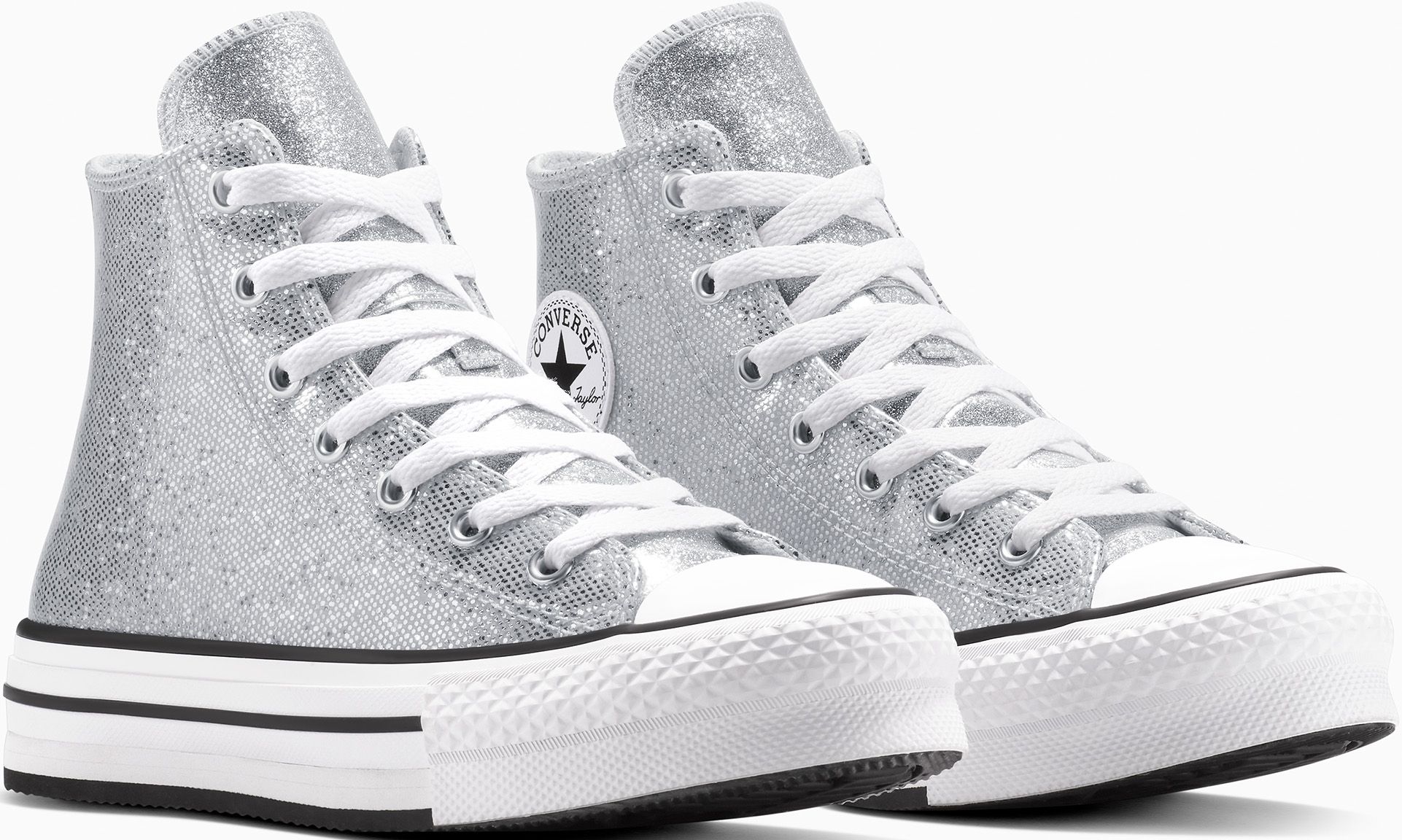 Converse Kids' Grade School Chuck Taylor All-Star Lift Disco Platform Shoes product image