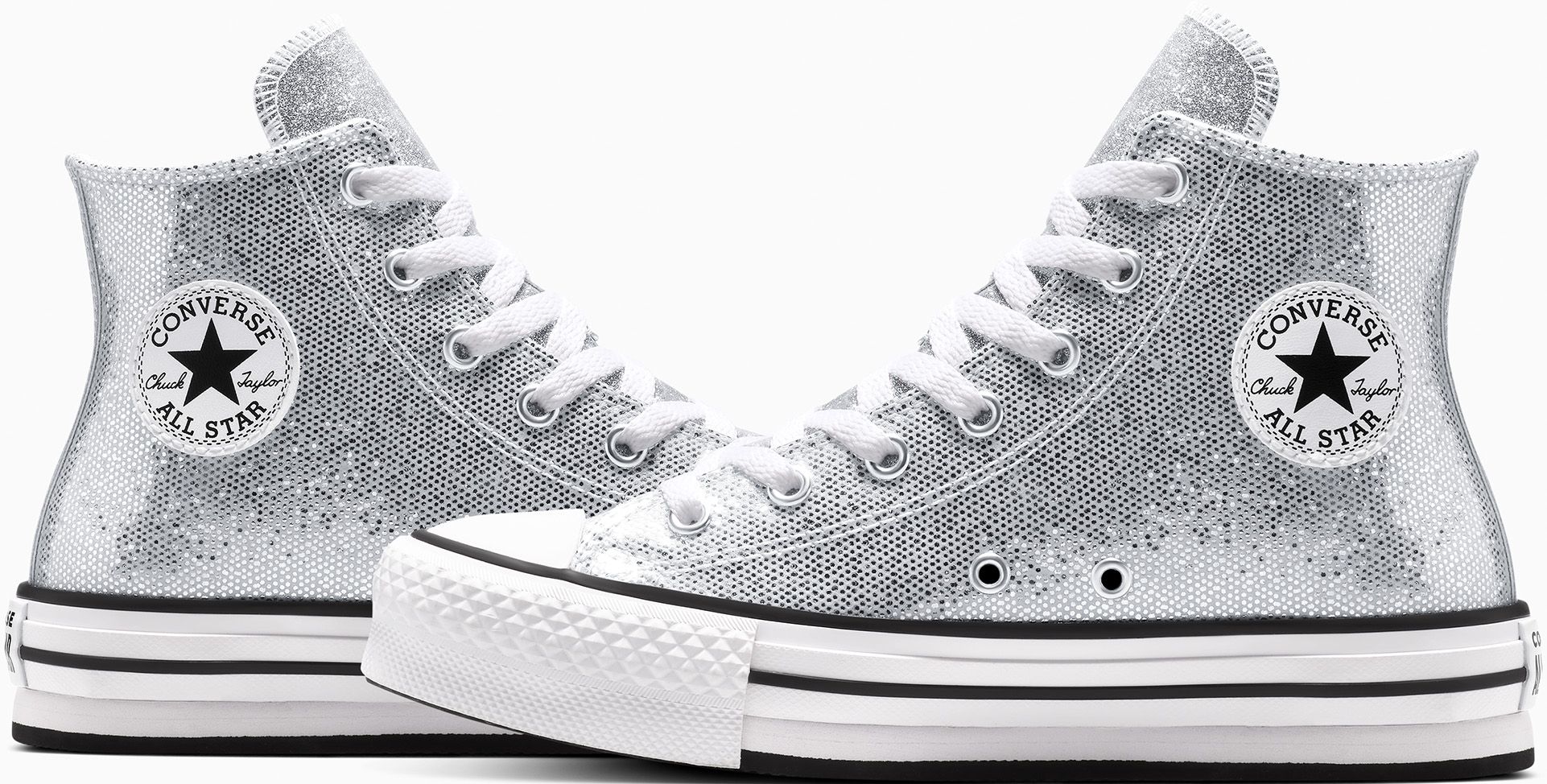 Converse Kids' Grade School Chuck Taylor All-Star Lift Disco Platform Shoes product image