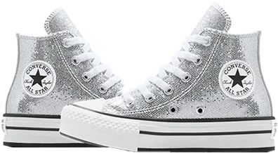 Converse Kids' Preschool Chuck Taylor All-Star Lift Disco Platform High Top Shoes product image