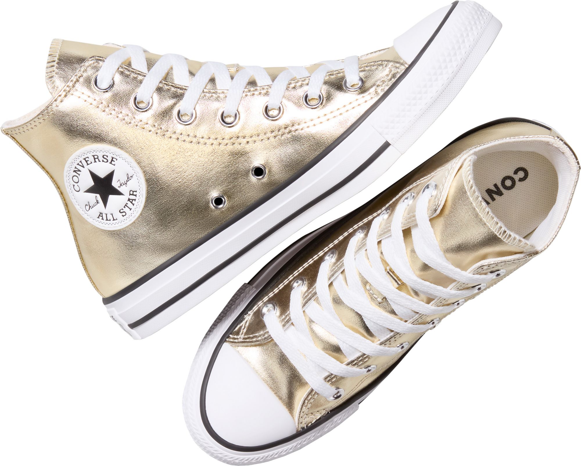 Converse Women's Chuck Taylor All-Star High Top Metallic Canvas Shoes product image