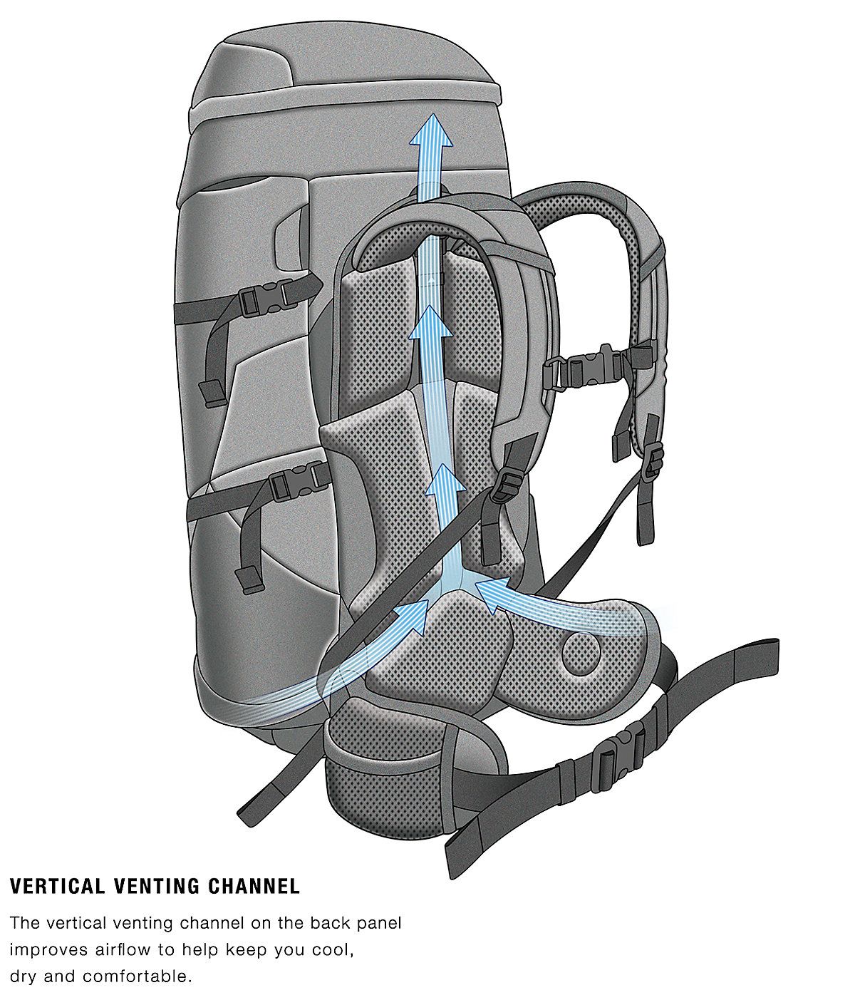 the north face terra 65l internal frame pack