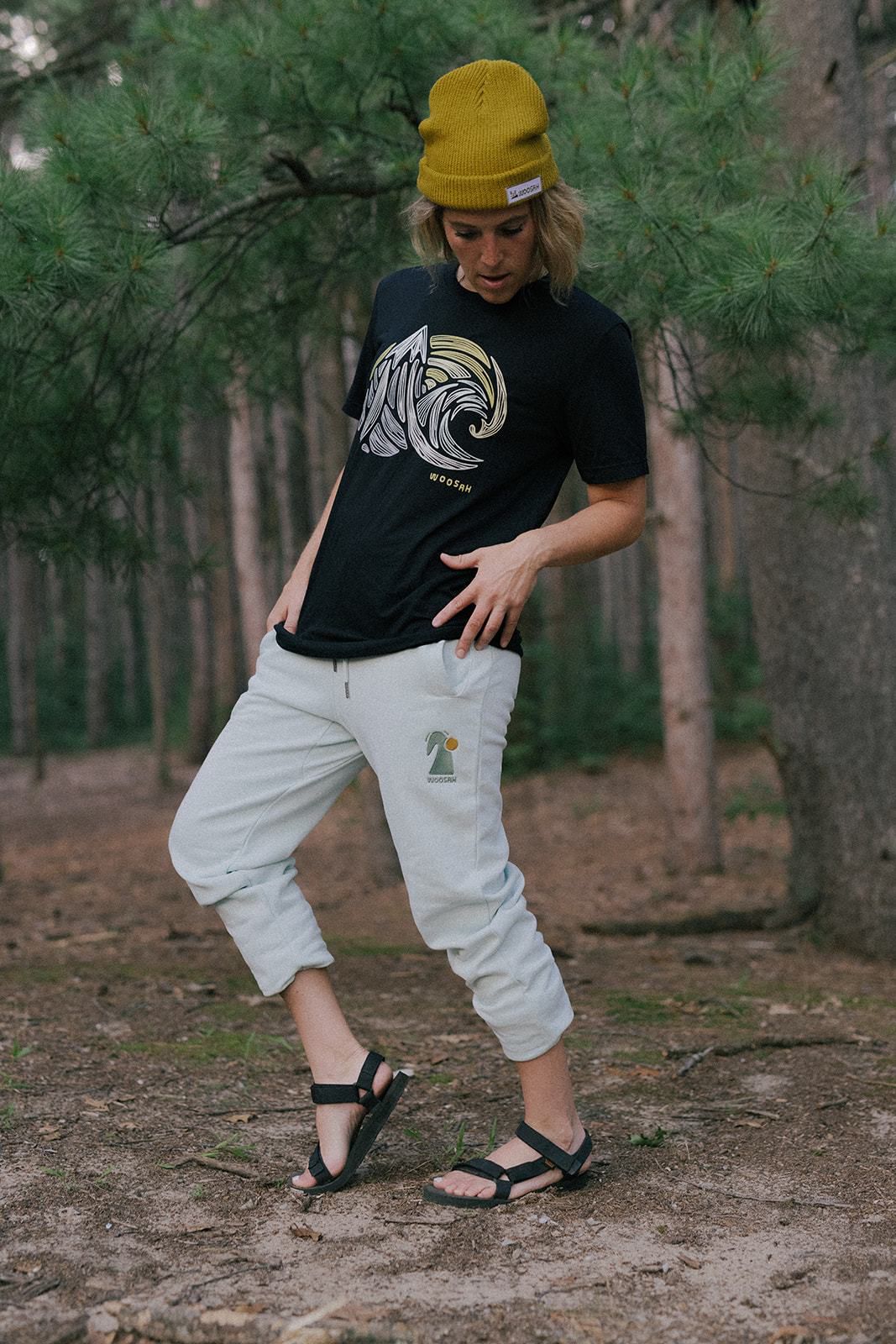 Woosah Adult Flow State Graphic T-Shirt product image