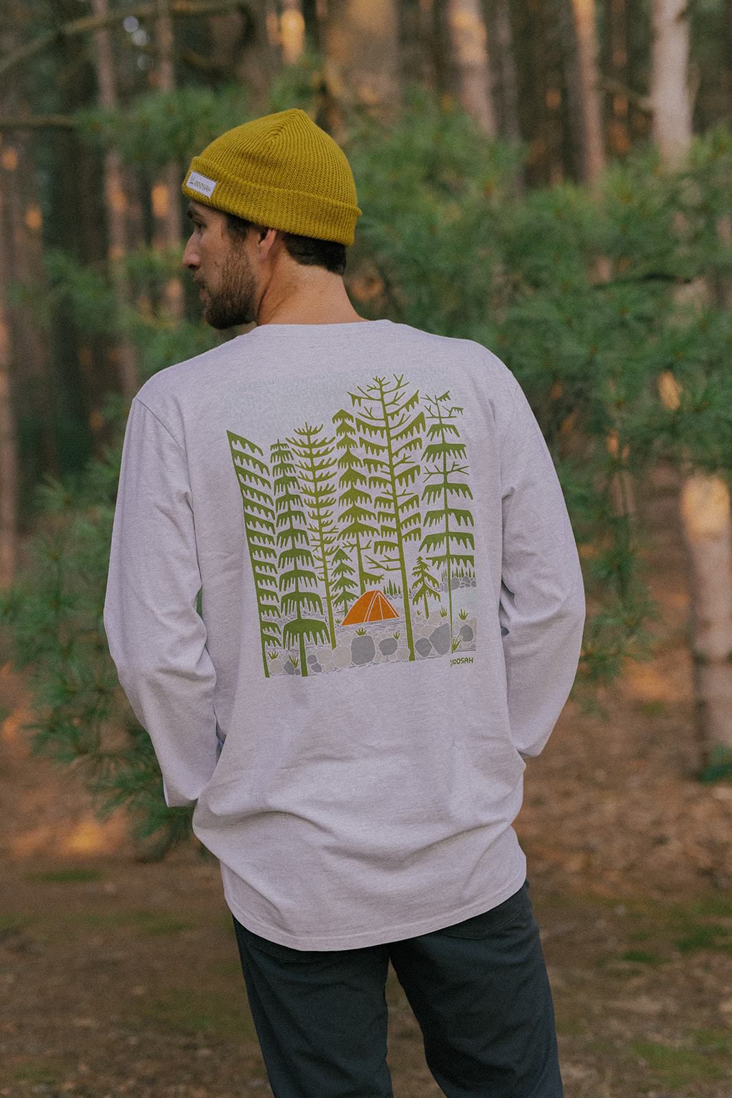 Woosah Adult Cascade Canyon Long Sleeve T-Shirt product image