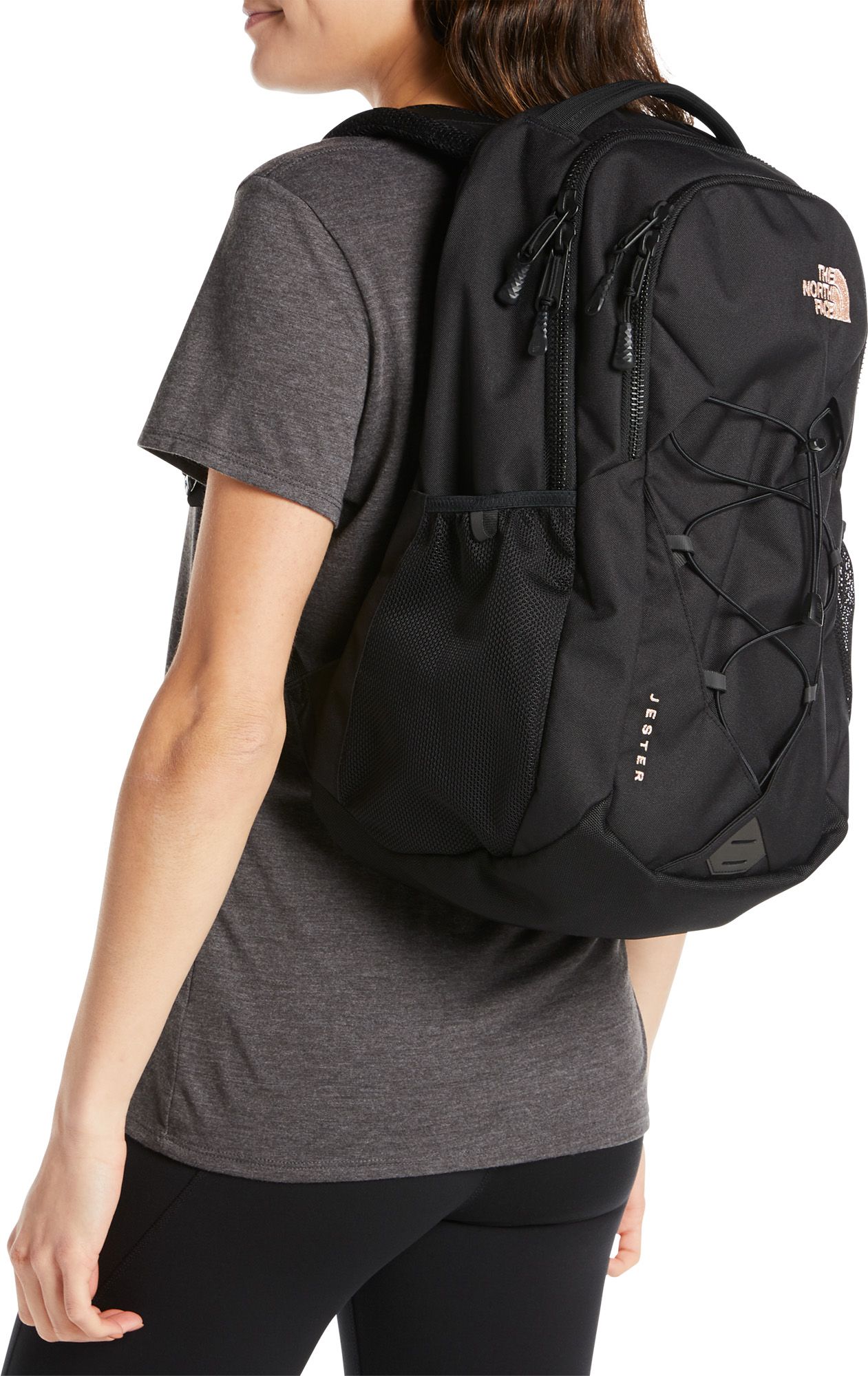 north face jester rose gold