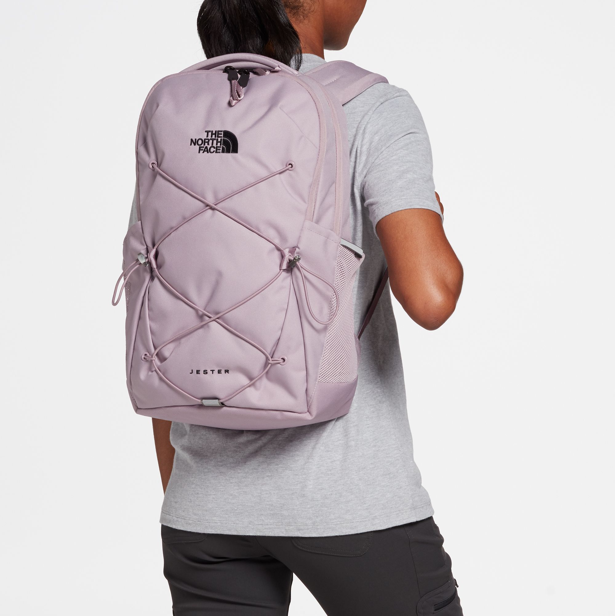 the north face women's jester luxe backpack vintage white