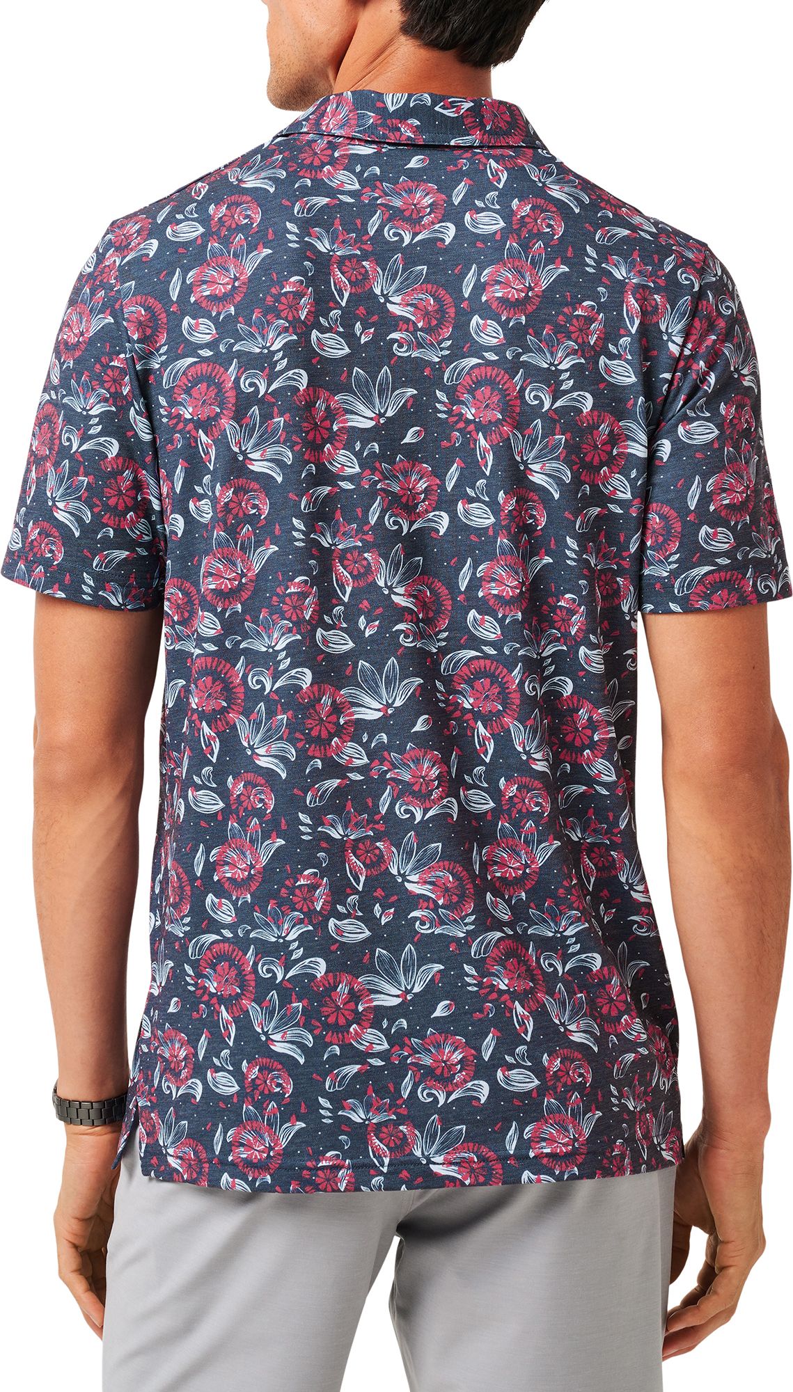 TravisMathew Men's Featherweight Flourish Golf Polo product image