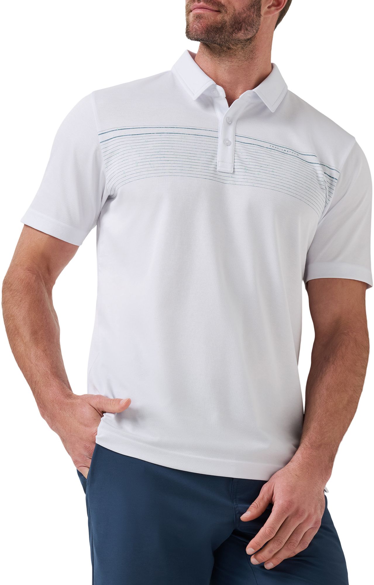 TravisMathew Men's Overstay Golf Polo product image
