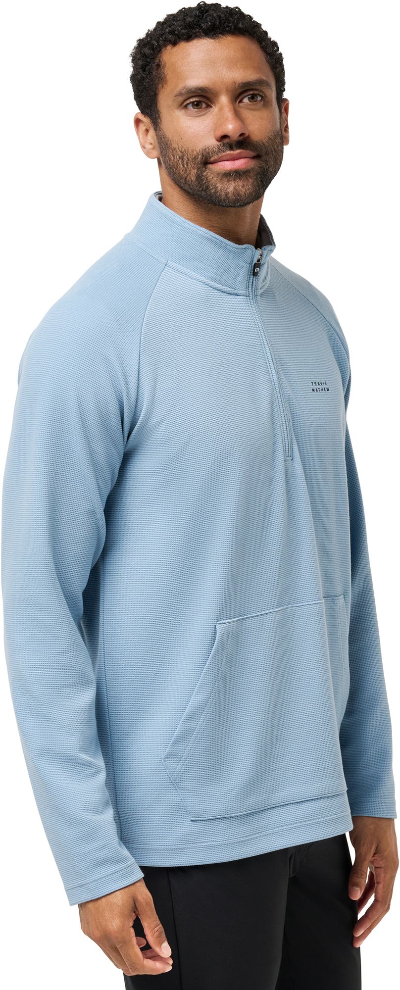 TravisMathew Men's Perfromance Waffle Golf 1/4 Zip product image