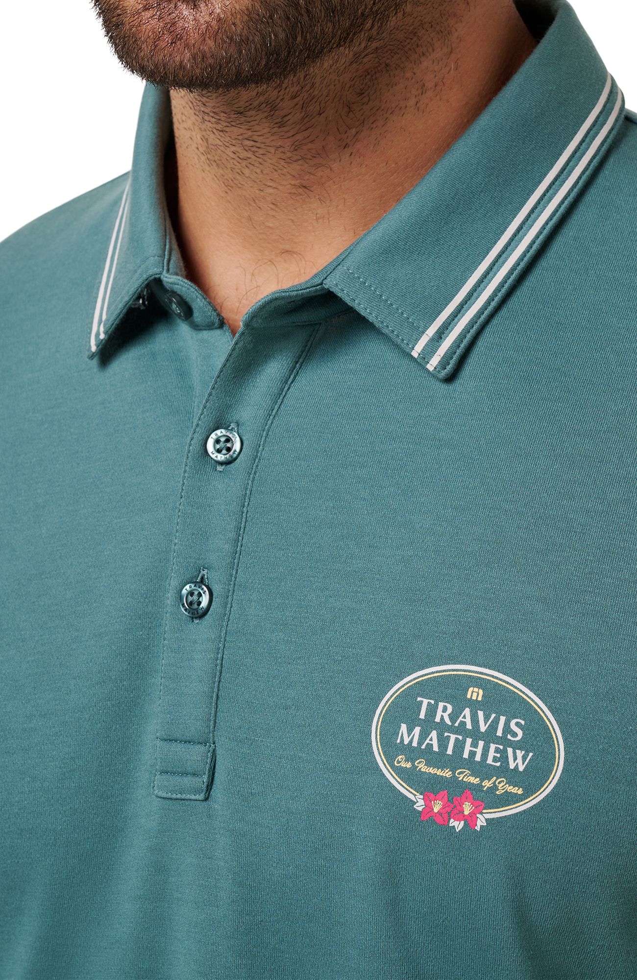 TravisMathew Men's Patron Parade Golf Polo product image