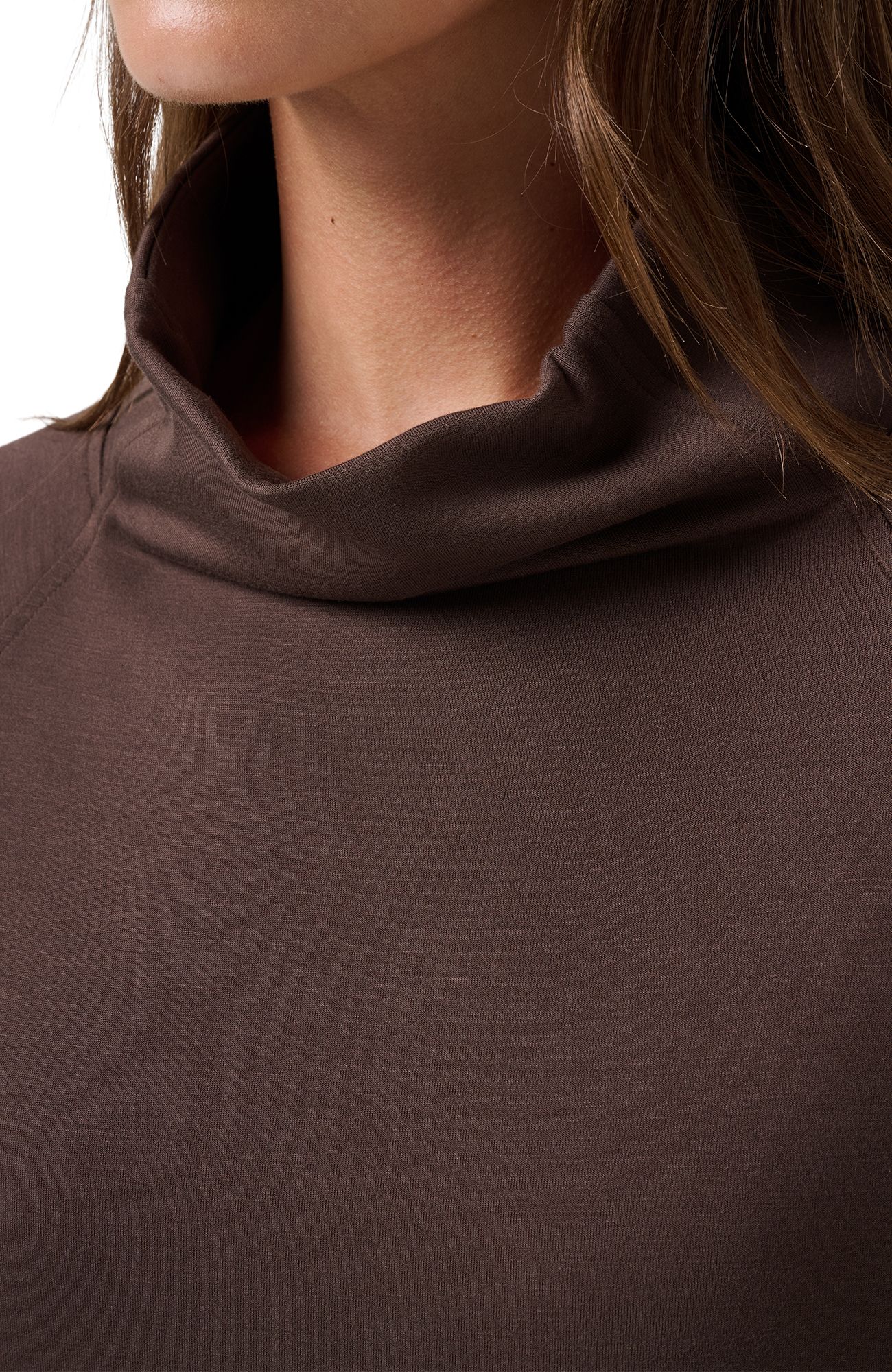 TravisMathew Women's Skyloft Soft Funnel Neck Golf Pullover product image