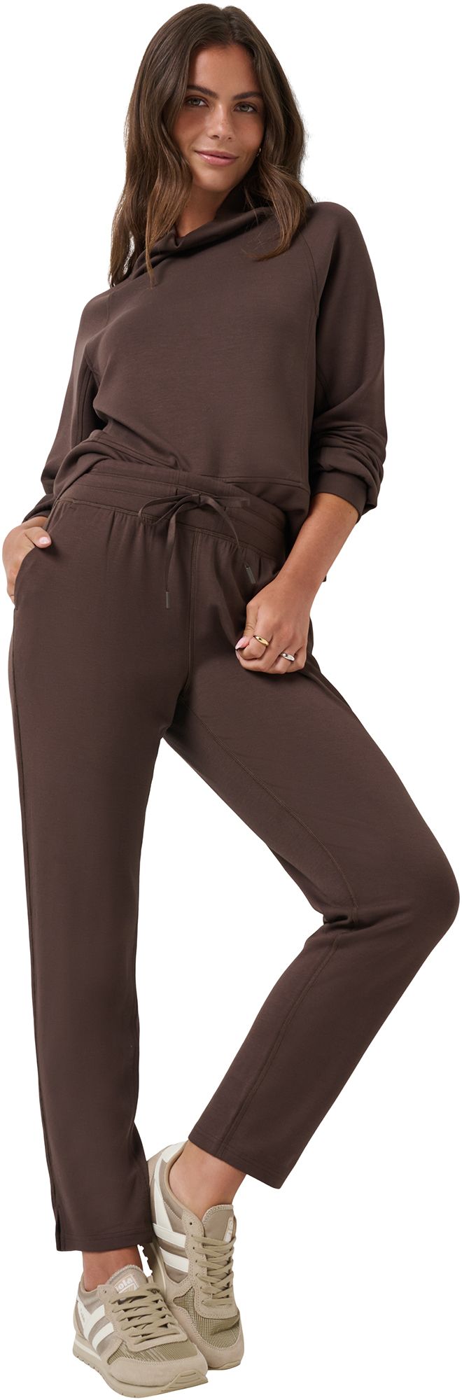 TravisMathew Women's Skyloft Soft Funnel Neck Golf Pullover product image