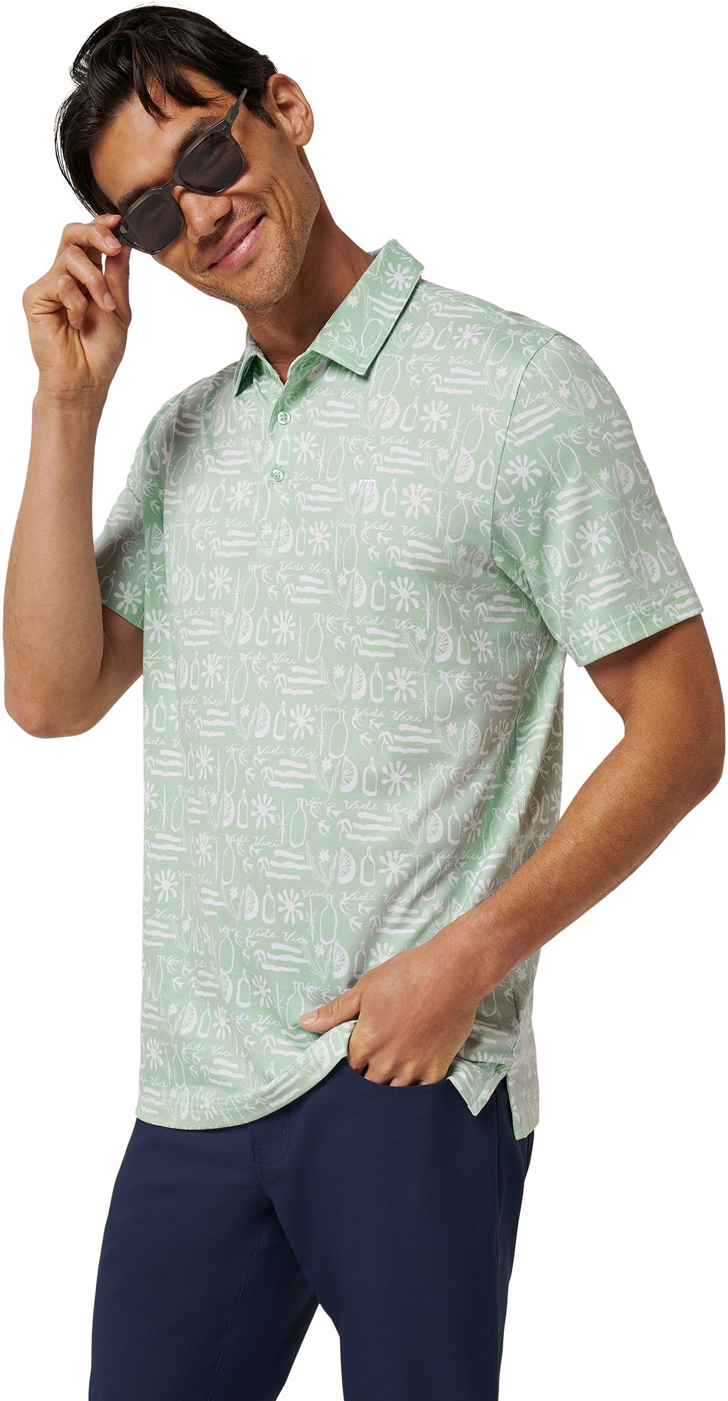 TravisMathew Men's Featherweight Cabana Golf Polo product image