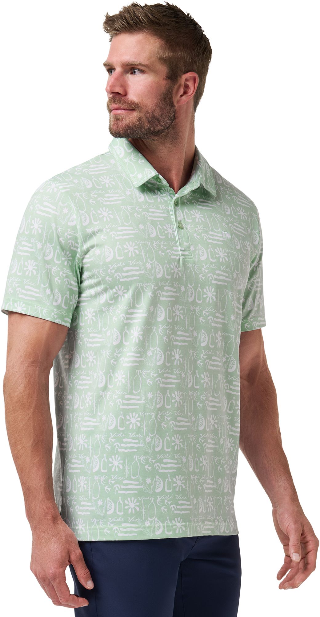 TravisMathew Men's Featherweight Cabana Golf Polo product image