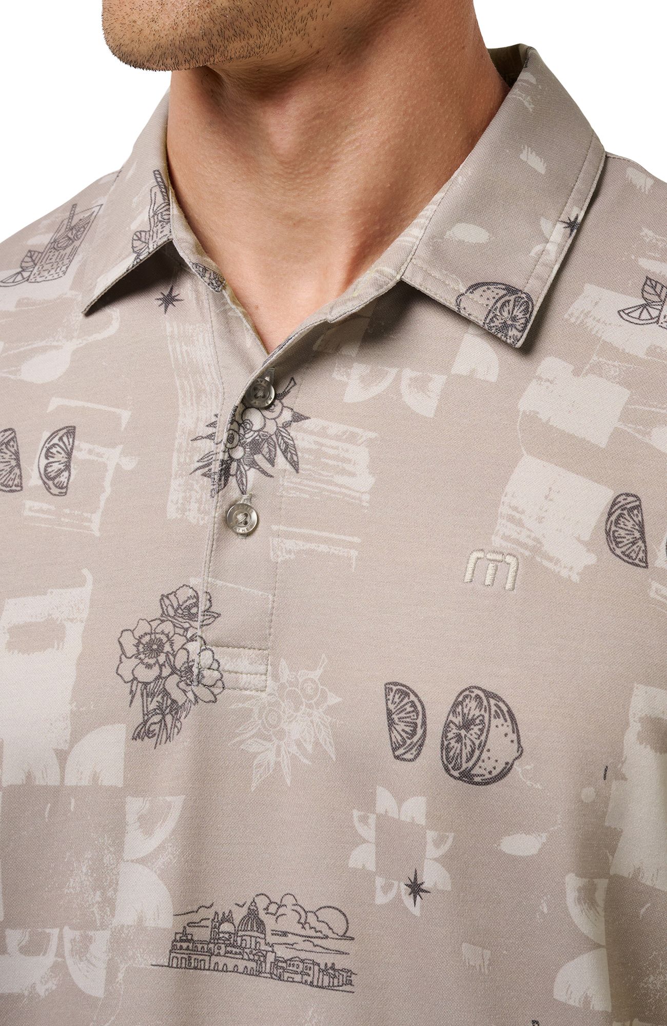 TravisMathew Men's Featherweight Spritz Golf Polo product image