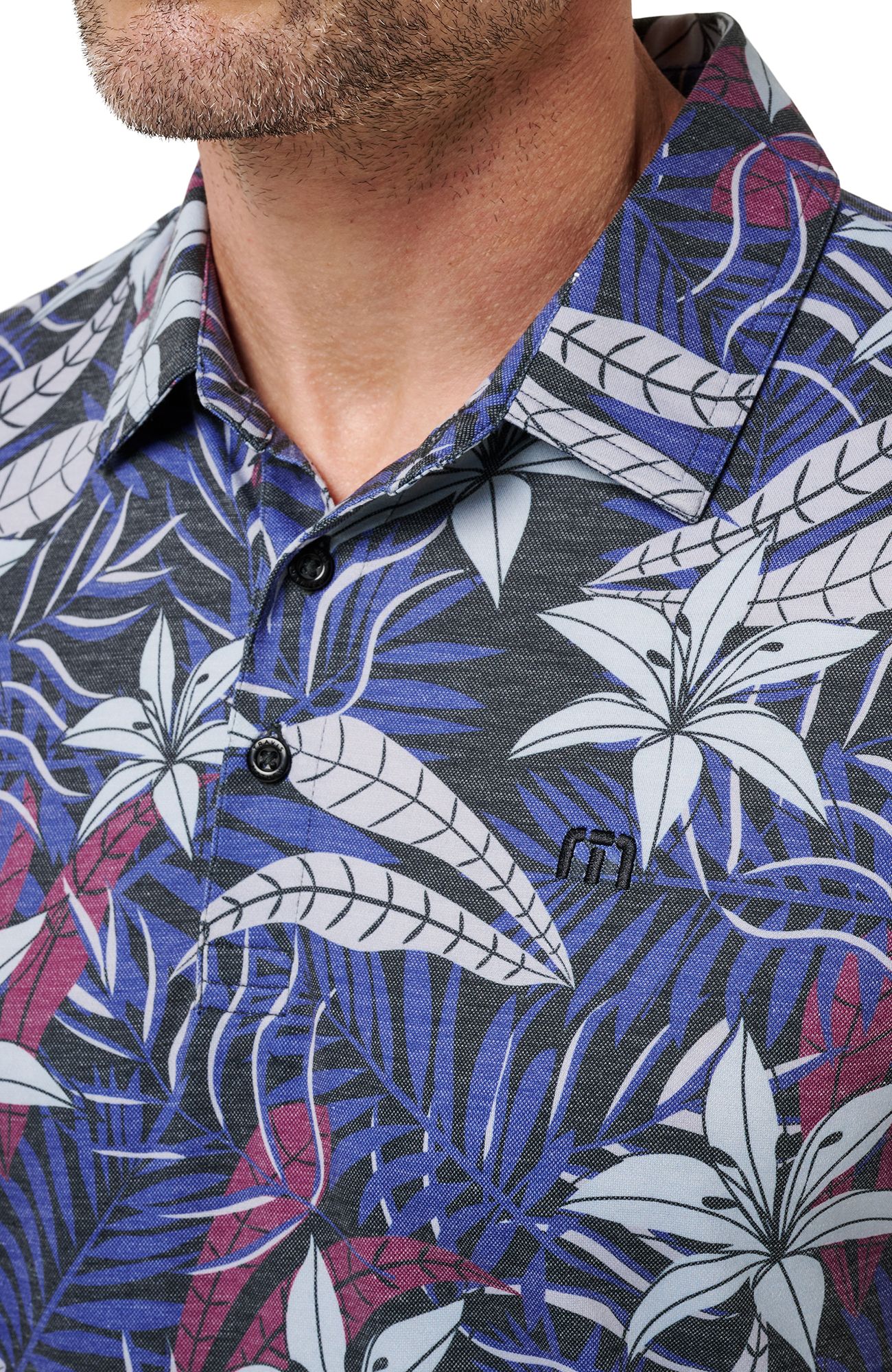 TravisMathew Men's Featherweight Open Bay Golf Polo product image