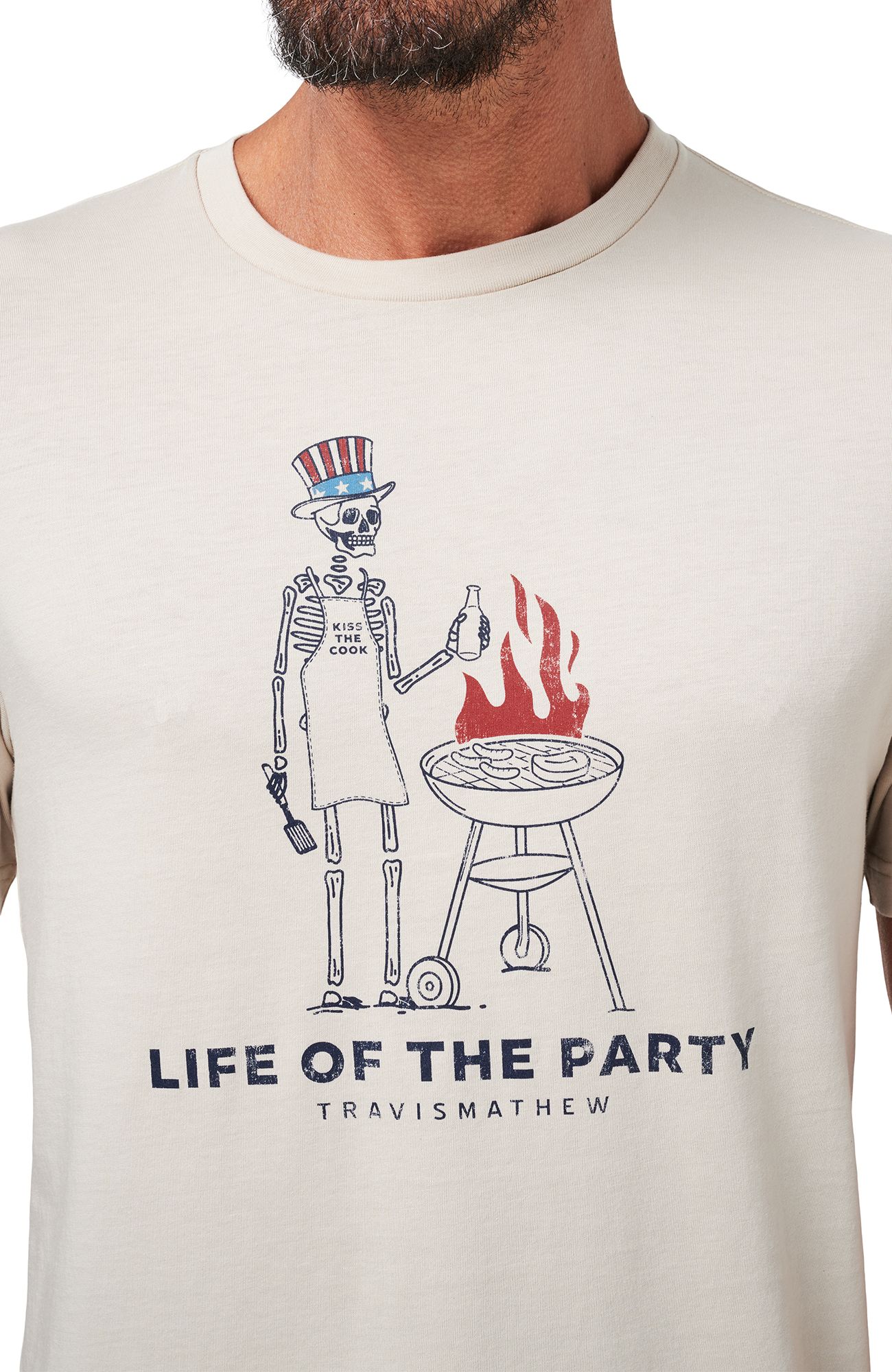 TravisMathew Men's Grill and Thrill Golf T-Shirt product image