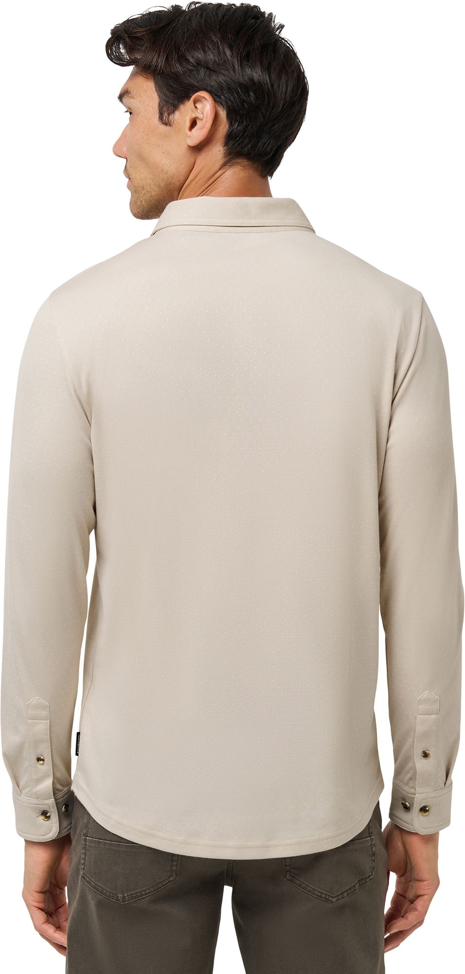 TravisMathew Men's Handsome Town Long Sleeve Golf Polo product image