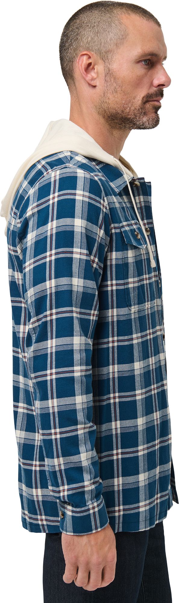 TravisMathew Men's Cloud Flannel Hooded Golf Jacket product image